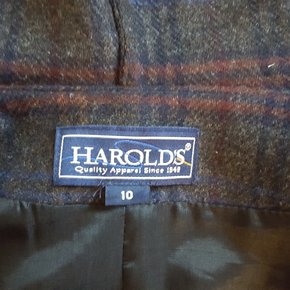 Harold's Plaid Wool Jacket with Hood - Picture 4 of 5
